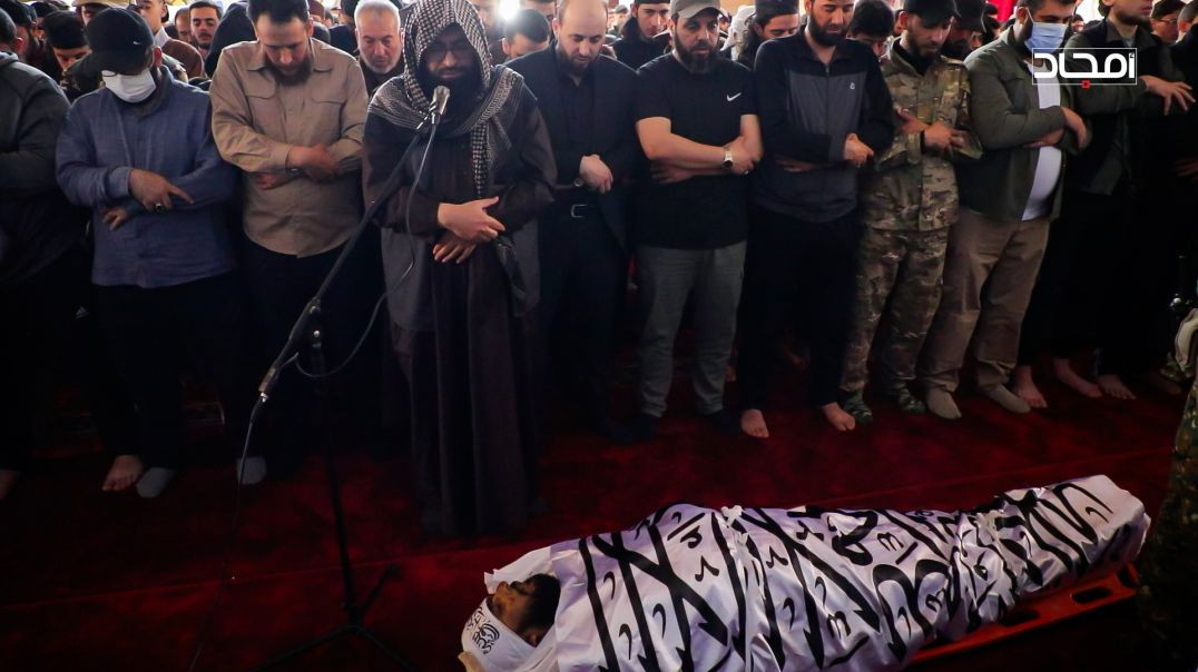 صلاة الجنازة على الشيخ "أبو مارية القحطاني" -تقبله الله- وتشيع جنازته